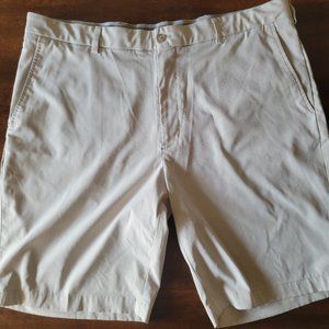 Cream Walter Hagen Perfect 11 Men's Golf Shorts Size 40